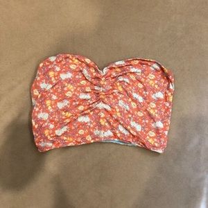 Free People Intimitely Floral Tube Top